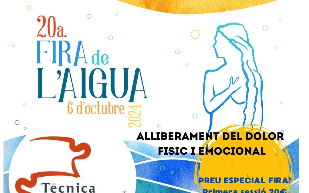 Feria del AGUA Y EL BIENESTAR en CALDES DE MALAVELLA – 6 de octubre – Imma Serrano